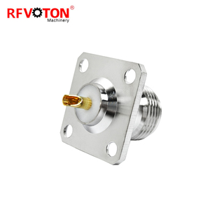 L16 <span class=keywords><strong>n</strong></span> סוג נקבה ג 'ק 4-חור פלאנג' מחבר שקע ריתוך ריתוך לוח שלדת משלוח מהיר מחברים Rf מחברים - Product Image 3