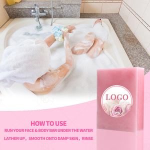 OEM Custom Logo 100g sapone di Rose per lo sbiancamento della pelle schiarente e neutralizzante gli odori sapone da bagno naturale - Product Image 3