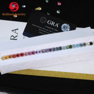 Venta al por mayor 6,5mm champán rojo a negro suelto a granel piedra preciosa Venta caliente moissanita diamante en varios colores - Product Image 3