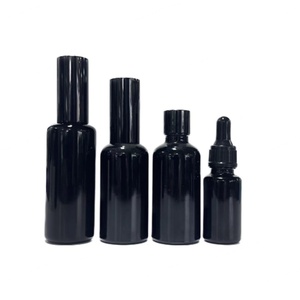 Botellas de Vidrio con Gotero para Aceites Esenciales, de 5-100 ml, con Protección UV, Material Negro, Botellas de Perfume de Vidrio con Pulverizador - Product Image 6