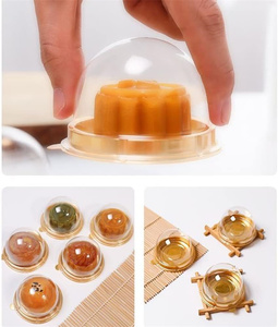 Rõ ràng nhựa <span class=keywords><strong>mini</strong></span> bánh cookie bánh nướng xốp Dome hộp đám cưới sinh nhật Hộp quà tặng - Product Image 4