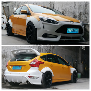 Kit Carrozzeria per <span class=keywords><strong>Ford</strong></span> Focus ST: <span class=keywords><strong>Paraurti</strong></span> <span class=keywords><strong>Anteriore</strong></span>, <span class=keywords><strong>Paraurti</strong></span> Posteriore, Parafanghi Larghi, Alettone Posteriore - Product Image 6