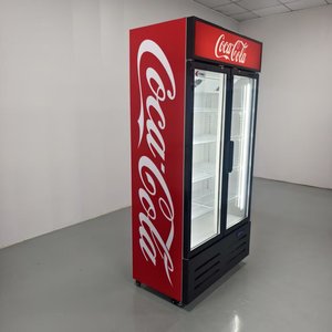 Refrigerador Comercial de Exhibición Personalizado de 2 Puertas, Refrigerador para <span class=keywords><strong>Cerveza</strong></span>, Enfriador de Bebidas Energéticas con Puerta de Vidrio - Product Image 5
