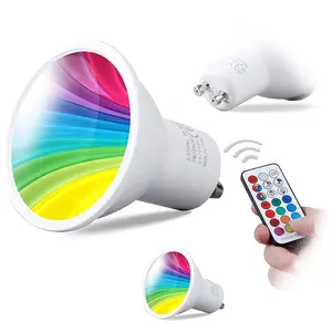 Neues Liangte Amazon Schlussverkauf 8 Stück 6 W GU10 Led-Glühbirne weißes Kunststofflicht RGBW RGBWW dimmbare CCT-Smart-Rgb-Spiegellampen
