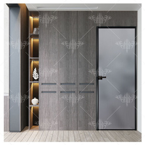 Diseño de puerta de inodoro, PUERTAS DE BAÑO de aluminio - Product Image 5