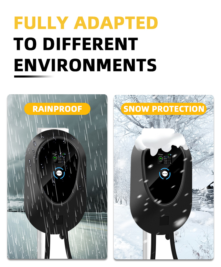 Контроллер Evse Быстрая зарядка Ev домашнего использования Тип2 Вилка зарядки Ev Кабель зарядки Ev 16A 480V Тип 2 Разъем