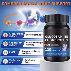 OEM Glukozamin 1500mg Kondroitin ve MSM İçeren Eklem Sağlığı Kapsülleri Glukozamin Kondroitin MSM - Product Image 4