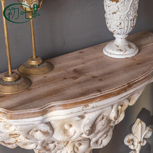 European Style <b>Console</b> <b>Table</b> <b>Marble</b> <b>Top</b> Handmade Foyer Decor Entryway Side <b>Table</b> - Product Image 4