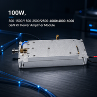 Amplificateur de puissance 100W 300-1500/1500-2500/2500-4000/4000-6000MHz avec gain de 45dB, prend en charge la communication RS485/TTL pour suppresseur