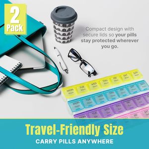 กล่องใส่ยาขนาดใหญ่ 28 ช่อง กล่องเก็บยา 7 วัน - Product Image 6