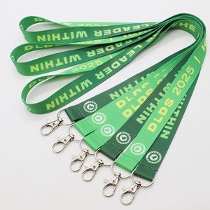 Low Moq Sublimation Leadership Conference Neck <b>Lanyards</b> ID Card Holder <b>Lanyard</b> Personalized <b>Polyester</b> <b>Lanyards</b> Keychain - Product Image 1