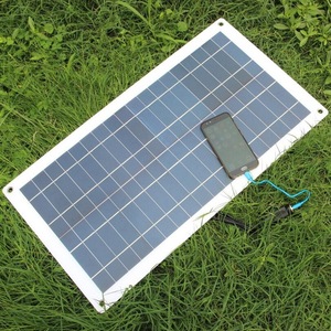 Panneau solaire semi-flexible 50W 18V pour l'extérieur, la maison, le toit, le balcon, la climatisation, la voiture, le bateau, l'alimentation de secours - Product Image 1