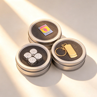 Luftdichte Mattierte Runde Blechdose für Kerzen mit Individuellem Logo CMYK-Druck Mikroprägung Verpackung Großhandel