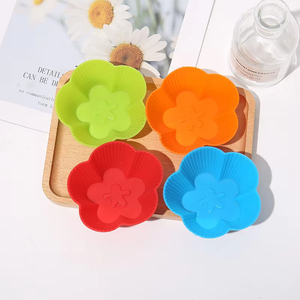 Venta al por mayor antiadherente Muffin Cup cuadrado <span class=keywords><strong>Mini</strong></span> molde para hornear silicona Cupcake Liners - Product Image 3