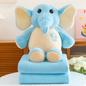 Almohada y Manta de Juguete de Dibujos Animados 2 en 1, Manta de Aire Acondicionado para Niños, Juego de Almohada y Manta de Algodón PP de Doble Uso - Product Image 5