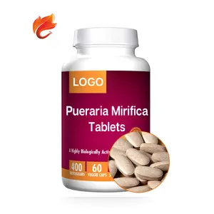 Pueraria Mirifica Mama feminina Comprimido para Mastigar de 500Mg 1000Mg de Suplemento de Pílulas