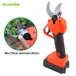 SUNSHINE pemangkas listrik teleskopik 40mm, gunting taman kekuatan gagang baja harga pabrik kelas industri - Product Image 1