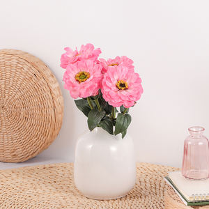 Oh Arts alta calidad personalización crisantemo <span class=keywords><strong>indicum</strong></span> plástico Alambre de Metal flores artificiales de crisantemo para decoración del hogar - Product Image 4