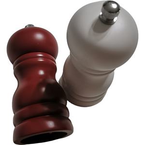 2024 Custom Logo Rubber Hout 4 Inch Verstelbare Pepermolen Molen Keukengereedschap/Keramische Slijpkern - Product Image 5