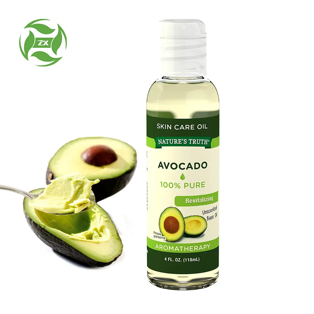 100% शुद्ध ठंड दबाया त्वचा केयर बेस तेल Avocado तेल थोक मूल्य avocado बीज