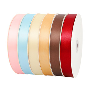 Satin Ribbon 2Cm Solid Color Woven <b>Gift</b> Packaging <b>Wedding</b> Decorations Candy <b>Boxes</b> - Product Image 1