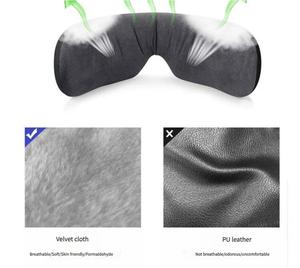 <b>Wireless</b> Portable Dazzle Colour Visual Electric Powerful Relieve Eye Strain <b>Vibration</b> Silicone Contact 3D Acupoint Eye Massager - Product Image 4