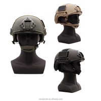 Casques tactiques Vanda Brown avec plaques rigides, solution de refroidissement par eau, option de logo personnalisé pour équipement de défense personnelle, tailles S-XXL