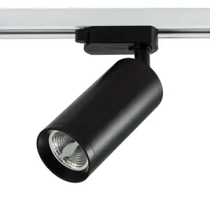 Flexible GU10 Housing LED track light fitting Stage Light Fixture 4 WIRE 3 PHASE rail aluminum commercial mr16 Lighting holder