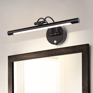 Lampes murales LED noires de style américain moderne, éclairage réglable pour tableaux, chambre, salon, salle de bain, hôtel - Product Image 4