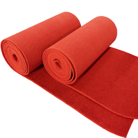 Grande Vente En Gros Moquette Auto-Adhésive pour Escalier Simple, Moquette Mur à Mur, Tapis Rouge d'Escalier pour Événements