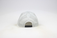 Casquette de golf imperméable OEM en gros, 5 panneaux, perforations découpées au laser