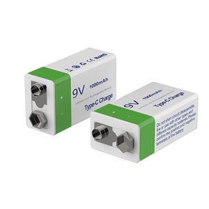 Batería de litio de 9 voltios 800mAh 9V Batería recargable Batería de litio 9V para micrófono - Product Image 3