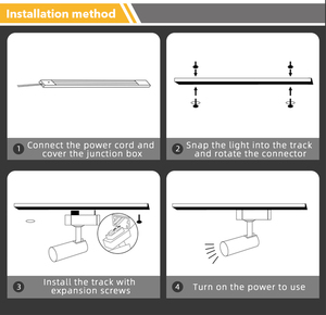 10W 20W 220 volt hiện đại màu đen trần cửa hàng theo dõi ánh sáng trong Dimmable lõm dẫn theo dõi hệ thống chiếu sáng 30W - Product Image 6