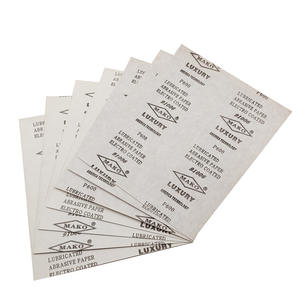 Papier abrasif sèche de luxe Mako 230x280 P600, lubrifié, électro-revêtu, pour le polissage - Product Image 1