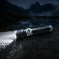 Lampe torche tactique laser rechargeable USB G909, étanche IP65, zoomable, super lumineuse, en alliage d'aluminium, portable, pour le camping