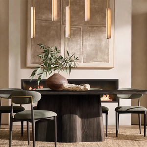RHOEM Audubon Alabaster Linear <strong>Chandelier</strong> Alabaster <strong>Chandelier</strong> for Living Room Villa Dining Room Luxury Lighting Decoration Home - Product Image 2