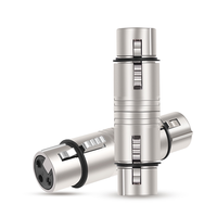 Connecteur XLR, adaptateur XLR 3 broches femelle vers XLR 3 broches femelle pour mélangeurs/microphones et amplificateurs