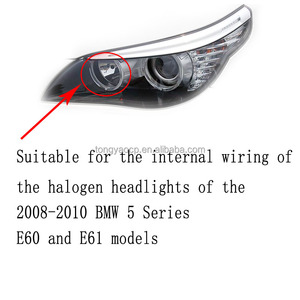 Convient au câblage interne des phares halogènes à profil bas des modèles BMW <span class=keywords><strong>Série</strong></span> 5 E60 et E61 de 2008 à 2010. - Product Image 2