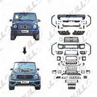Kit carrosserie PP pour Benz G Wagon W464 2019-2023, transformation de l'ancien modèle en nouveau W465 2024+, style G63 AMG, kit de lifting |   Ajustement direct |   OEM