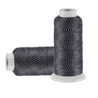 Hilo de Coser Ecológico para Tejidos de Pantalla Táctil, Hilo de Bordado Conductor Plateado, Hilo de Coser Antiestático