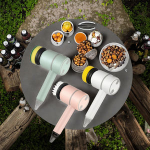 Yuyang Cepillo de limpieza eléctrico de dos cepillos Recargable por USB para cocina Baño Multifuncional <span class=keywords><strong>FISI</strong></span> 800mAh Limpiador de platos - Product Image 2