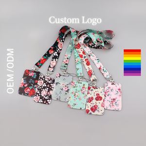 Lanière florale vintage personnalisée de haute qualité pour téléphone portable, porte-clés, porte-badge avec cordon pour enseignants et étudiants - Product Image 1