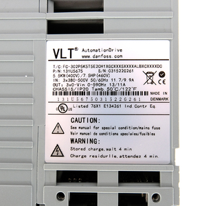 VLT FC-302 ซีรีส์ 5.5kW 380-500V ไดรฟ์ปรับความถี่ได้ ตัวควบคุมความเร็วมอเตอร์ AC - Product Image 2