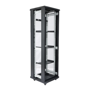 Asterix <span class=keywords><strong>42U</strong></span>/45u/32u 19 inch tầng thường vụ máy chủ Tủ SPCC thép đen Tempered Glass cửa 600 mét chiều sâu kho - Product Image 5