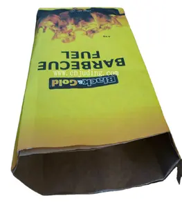 Brown Kraft Paper Bag for packing cement flour