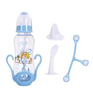 Biberon pour bébé Alg, qualité alimentaire, sans BPA, lot de 3 biberons pour bébé