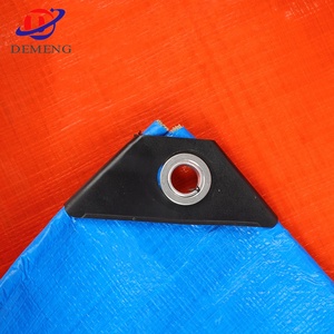 Bâche PE orange bleue 100% couverture de cargaison de couverture de camion de haute qualité étanche - Product Image 6