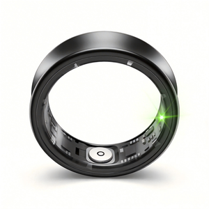 แหวนอัจฉริยะ SHR OEM K3 วิเคราะห์อารมณ์ การทำสมาธิ ด้วย AI วัดอัตราการเต้นของหัวใจ การนอนหลับ รองรับกีฬาหลากหลายประเภท วัดค่า HRV ติดตามการออกกำลังกาย ควบคุมผ่านแอป  กันน้ำ IP67 1.AI-Pow - Product Image 1