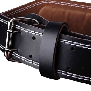 Ceinture de musculation de haute qualité avec logo personnalisé, soutien dorsal, ceinture de musculation en cuir, ceinture de musculation en cuir de vache véritable - Product Image 3