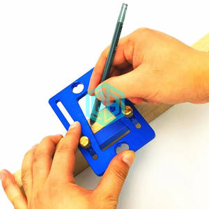 Marcador <span class=keywords><strong>de</strong></span> cola <span class=keywords><strong>de</strong></span> Milano <span class=keywords><strong>de</strong></span> aleación <span class=keywords><strong>de</strong></span> aluminio, guía <span class=keywords><strong>de</strong></span> plantilla <span class=keywords><strong>de</strong></span> trabajo <span class=keywords><strong>de</strong></span> madera, herramienta <span class=keywords><strong>de</strong></span> <span class=keywords><strong>mano</strong></span> roja azul pendiente 1:7 <span class=keywords><strong>para</strong></span> manualidades <span class=keywords><strong>de</strong></span> carpintería personalizable DIY OEM - Product Image 4